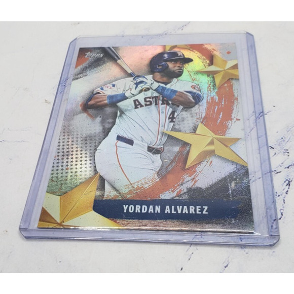 2025 Topps Series 1 Yordan Alvarez Stars of MLB Houston Astros #SMLB-9 - Picture 3 of 4